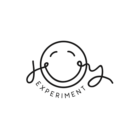 A GIF for the Joy Experiment campaign showing a smiley face where the mouth smile part makes the word joy